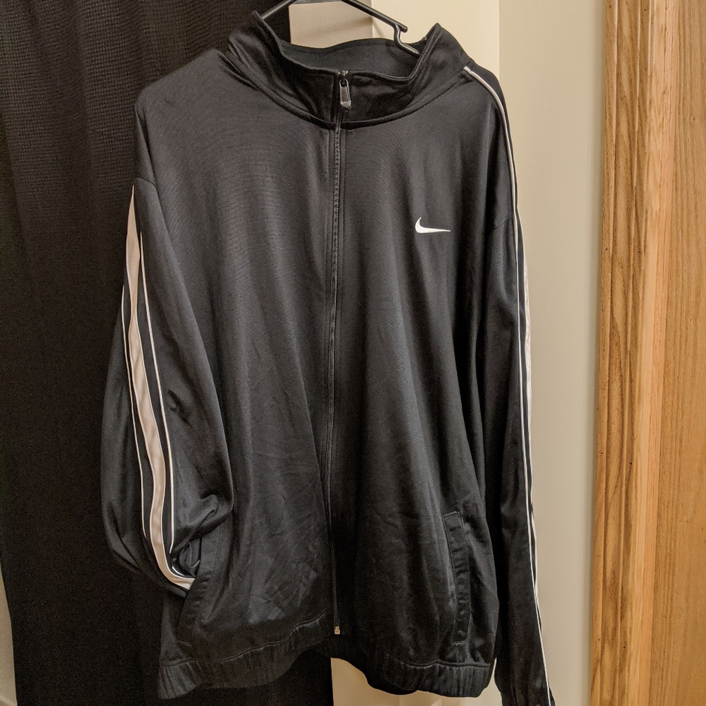 Men's Black Nike Jacket 3XL